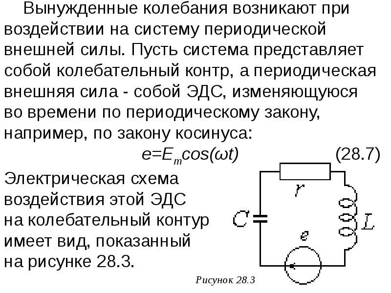 Колебательный контур составляющие