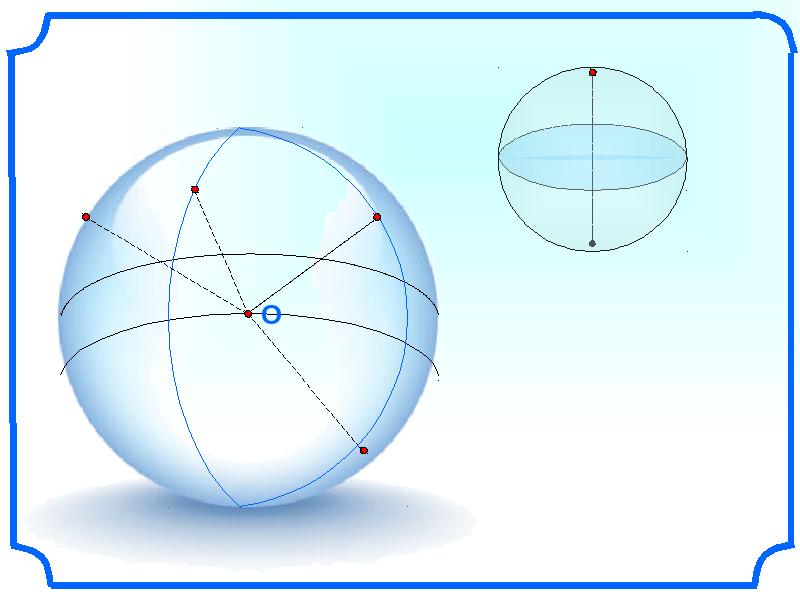 Чертеж шара и сферы