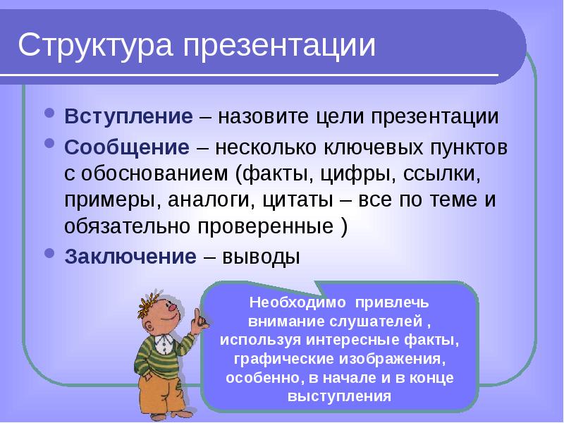 Сообщение с презентацией