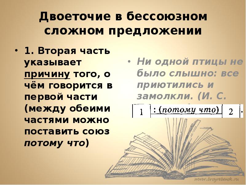 Презентация бсп двоеточие в бсп 9 класс