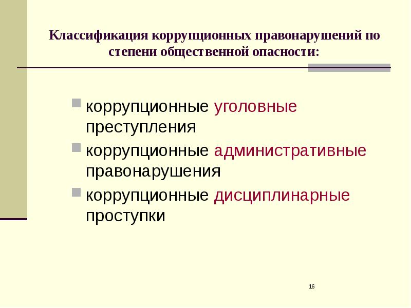 Коррупционная преступность презентация