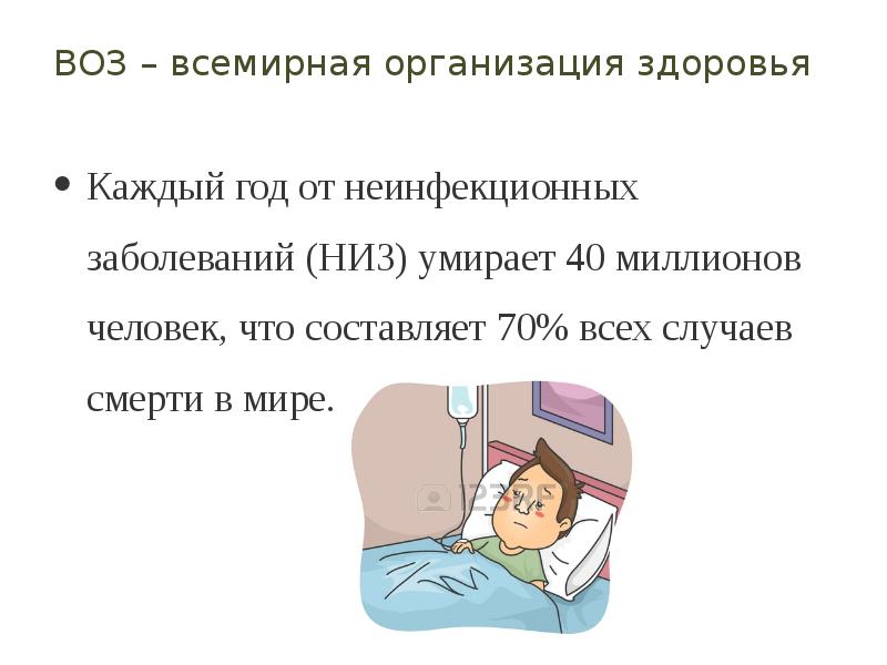 Здоровый образ жизни и профилактика основных неинфекционных заболеваний обж 8 класс презентация