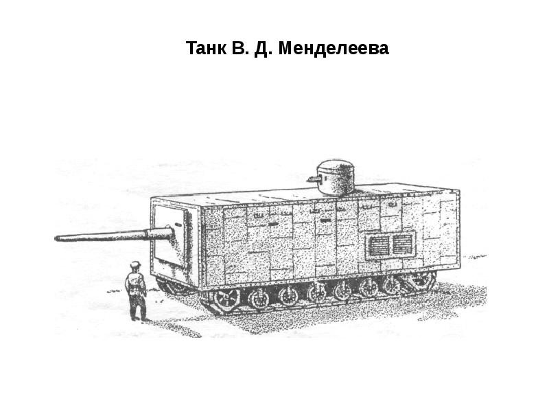 Как нарисовать танк менделеева