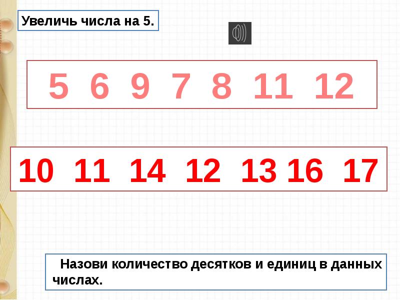 Числа от 1 до 20 1 класс презентация