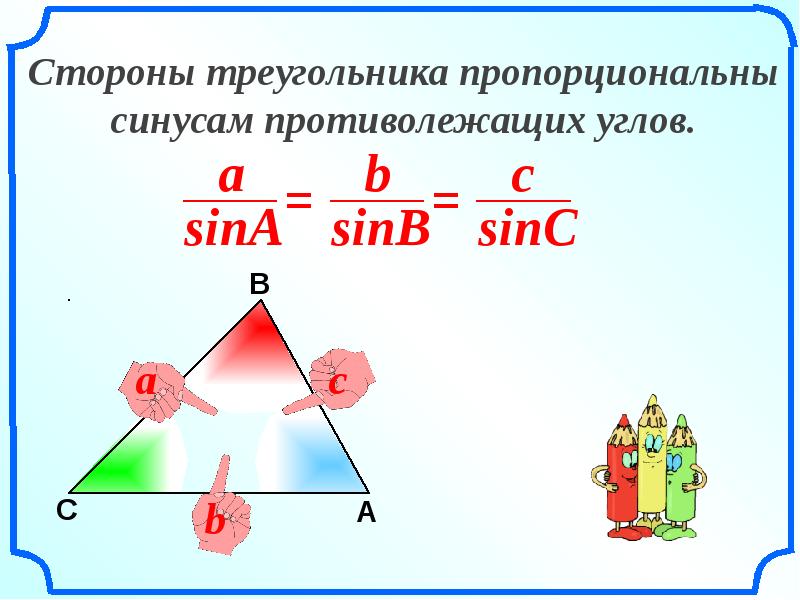 Теорема синусов презентация