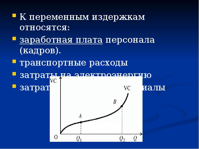 Что относится к переменным издержкам мебельного предприятия