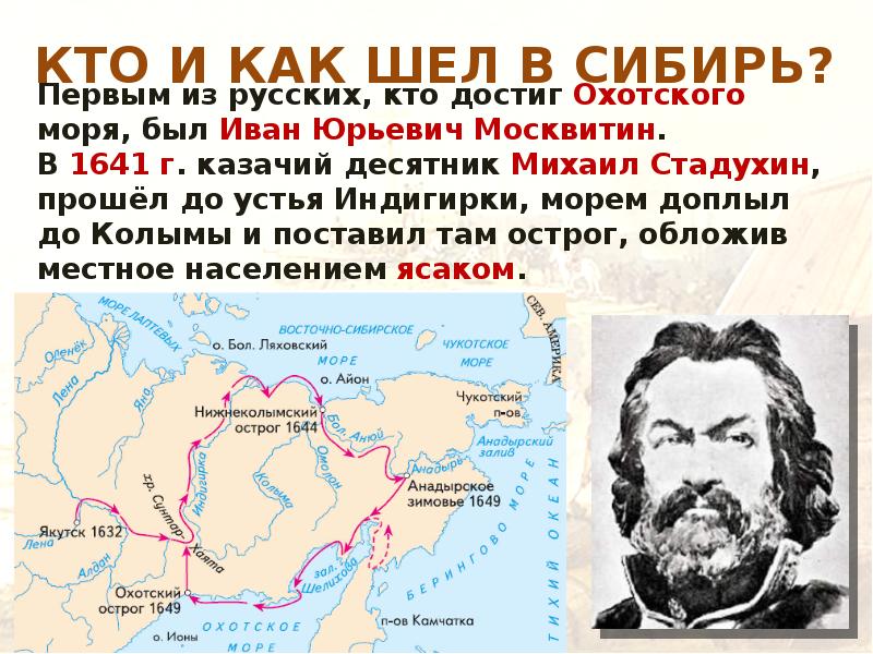 По карте проследи основание городов в сибири. Российские путешественники и Первооткрыватели 17 века.