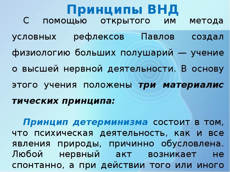 Особенности высшей нервной деятельности презентация 8 класс