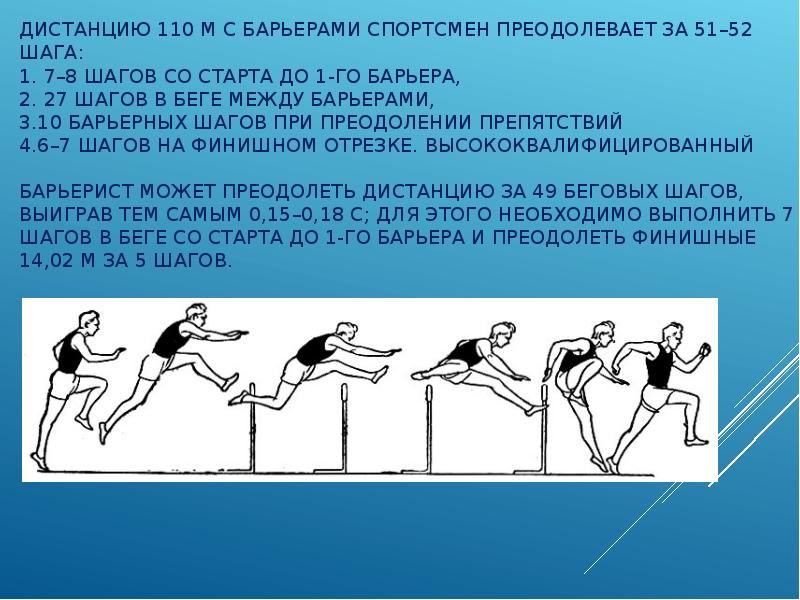 Совершенствование техники барьерного бега план конспект