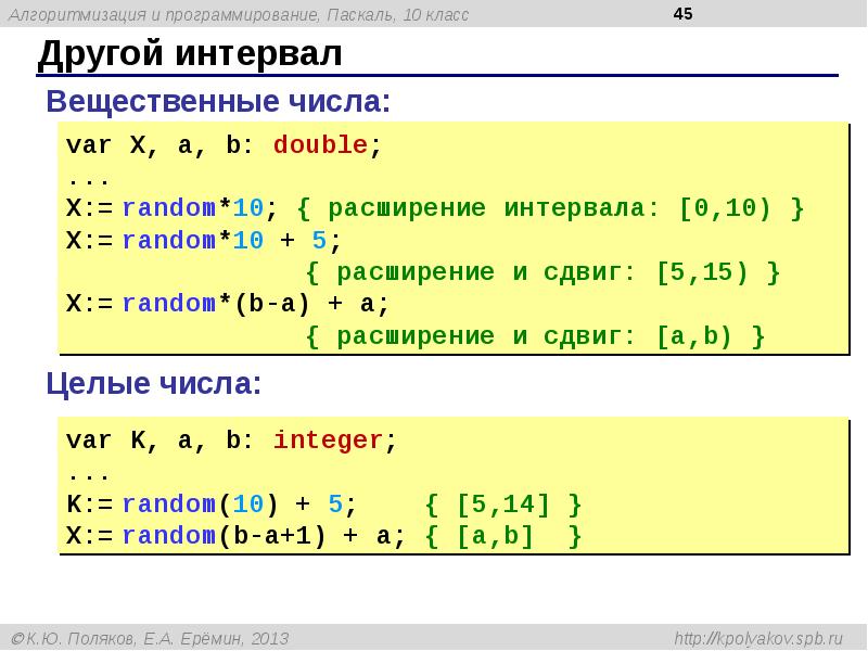 Поляков паскаль презентации