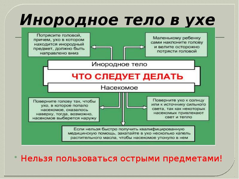 Инородные тела носа презентация