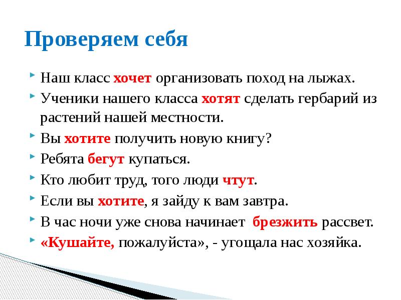 Класс я хочу. Доклад по русскому языку 6 класс.