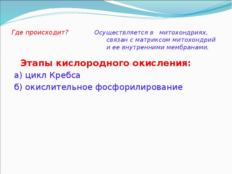 Где происходит?       Осуществляется в 