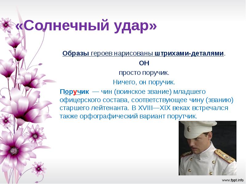 Солнечный удар презентация