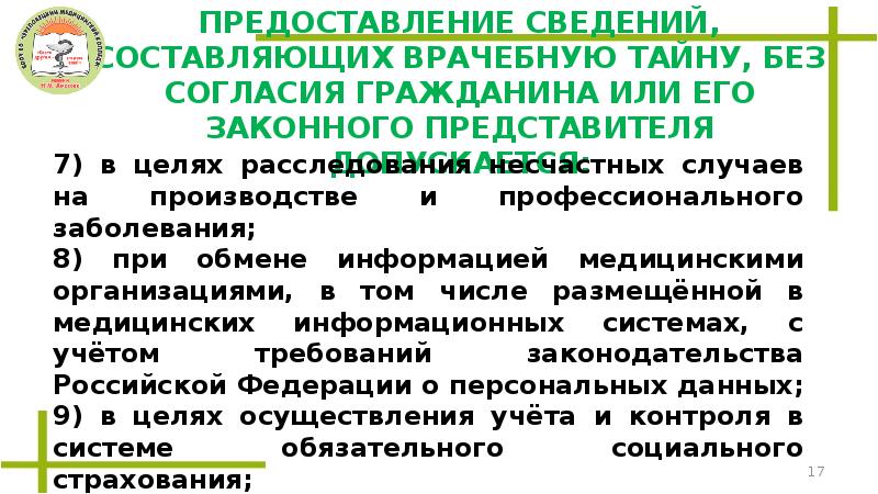 Оказание медицинской помощи без согласия гражданина