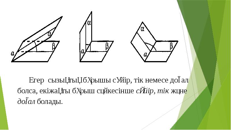 Кеңістіктегі түзудің теңдеуі презентация