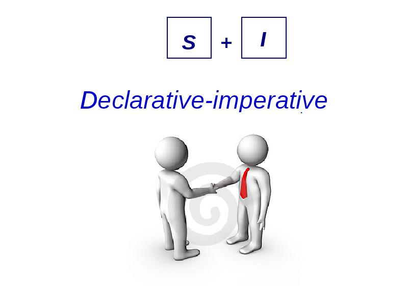Declarative-imperative Declarative-imperative