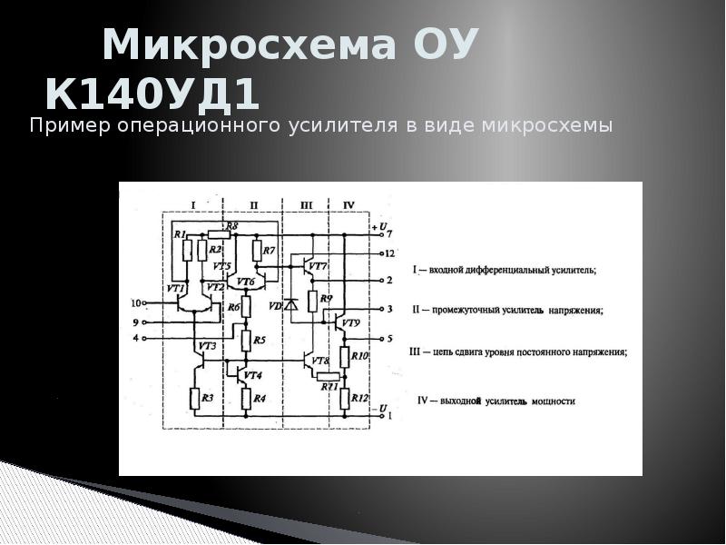 Операционные усилители презентация