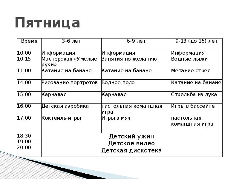 Пятница
