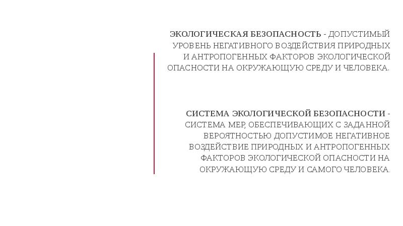 Экологическая безопасность урбанизированных территорий презентация