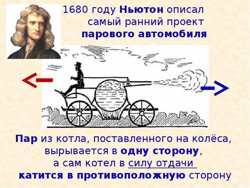 Пашка всегда что то изобретал пытался. Паровой автомобиль Ньютона. Реактивный паровой автомобиль Ньютона. Изобретения Исаака Ньютона самокат.