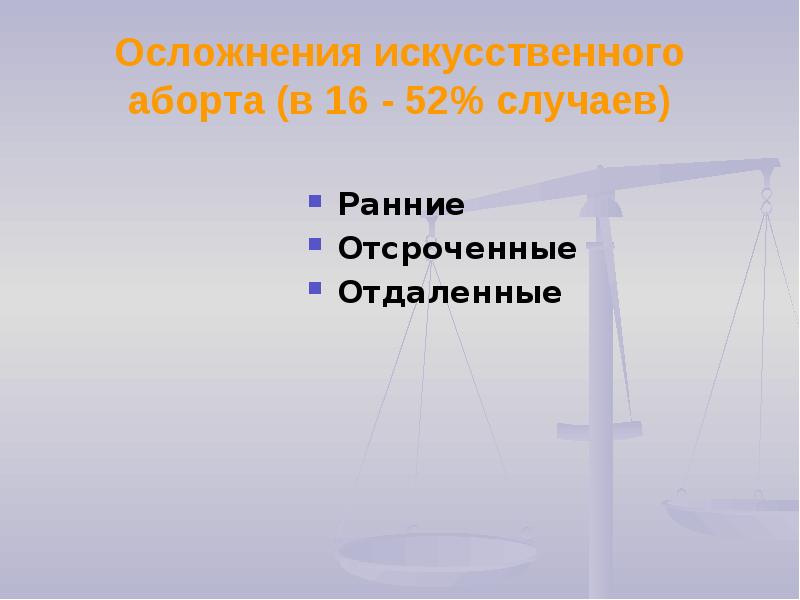 Методы искусственного прерывания беременности презентация