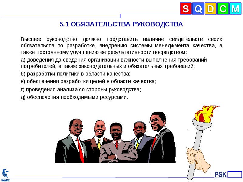 Требования к высшему руководству