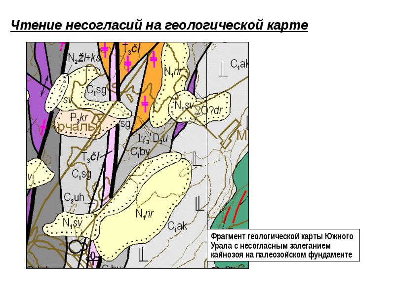 Структурная карта геология