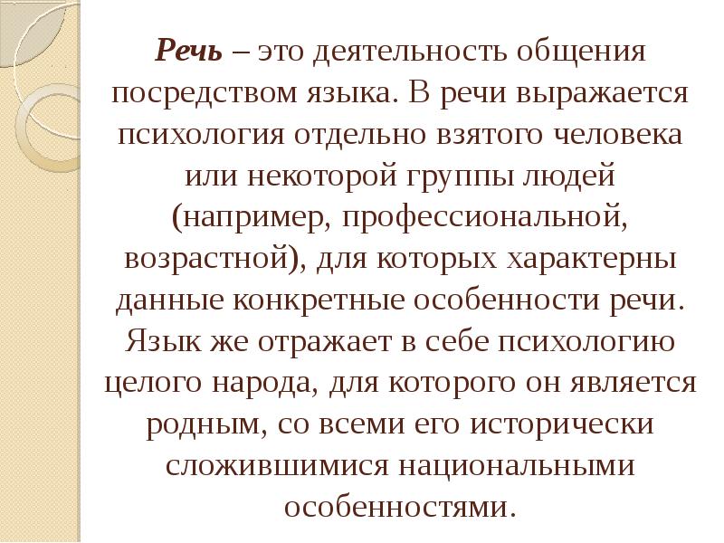 Слово речь выражающая. Что выражает речь. Посредством общения.