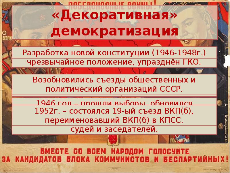 Презентация идеология наука и культура в послевоенные годы 10 класс торкунова