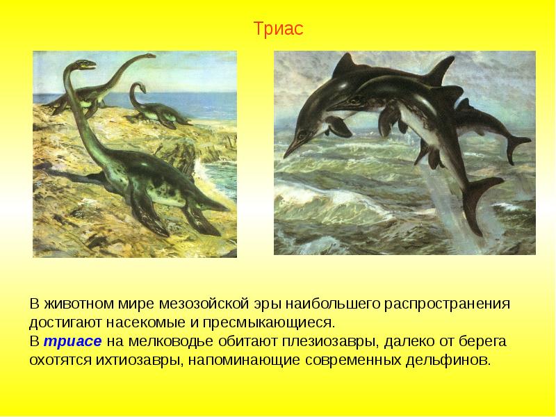 Триасовый период мезозойской эры презентация