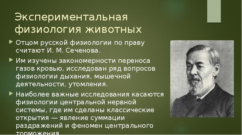 И м сеченов презентация