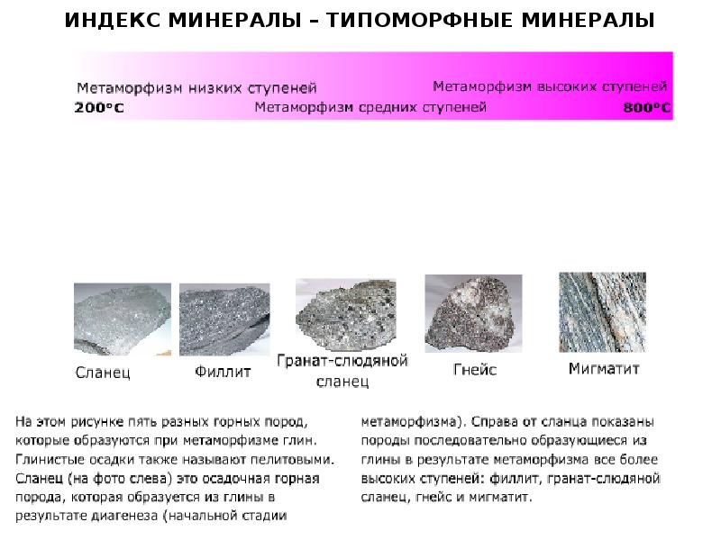 Метаморфические горные породы презентация