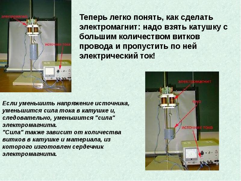 Электромагниты 8 класс физика презентация