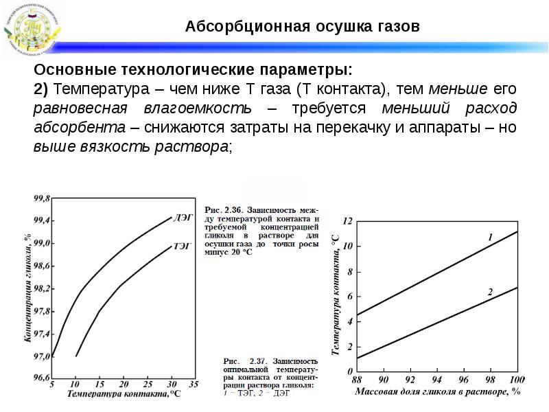 Ниже газ. Расход абсорбента. Минимальный расход абсорбента. Затраты на перекачку газа. Влагоемкость газа это.