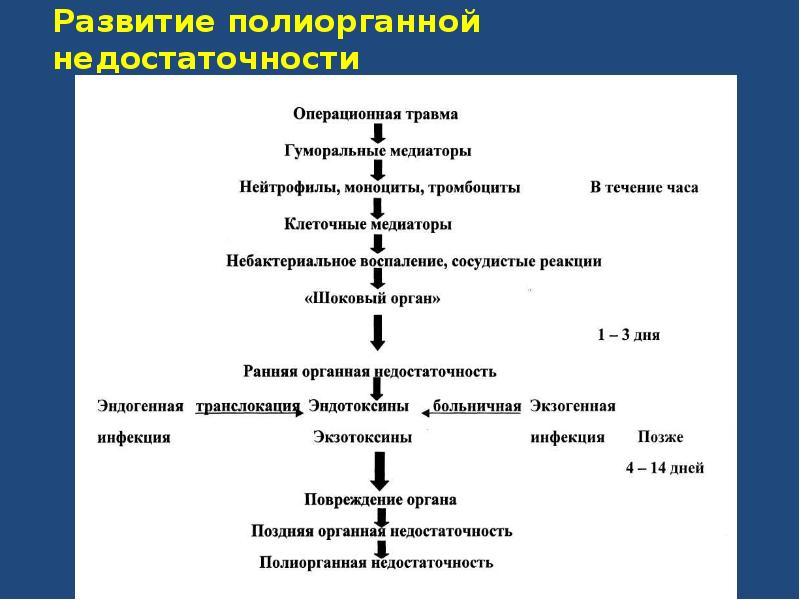 Полиорганная недостаточность патофизиология презентация