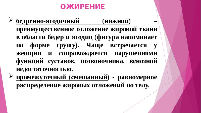 План сестринского ухода при ожирении