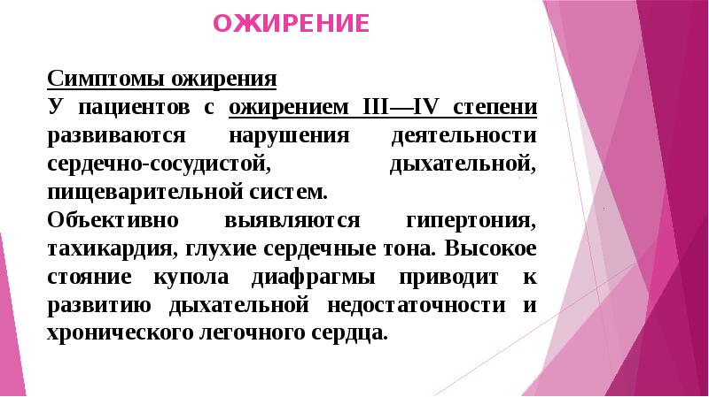 План сестринских вмешательств при ожирении