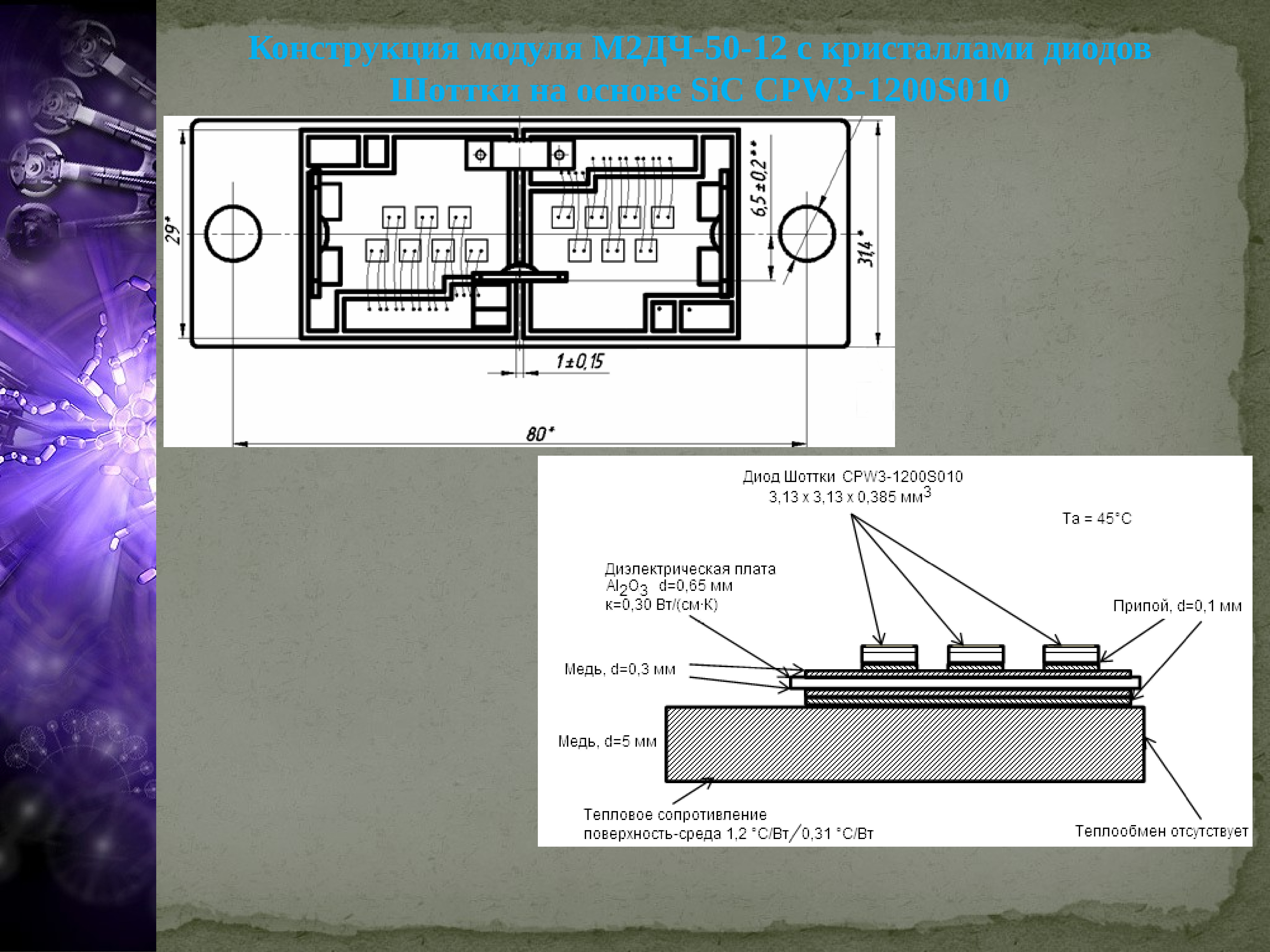 Модуль м2. Кристалл диода Шоттки. Модуль конструкция. Полупроводники на основе SIC. Полупроводниковые приборы на SIC.