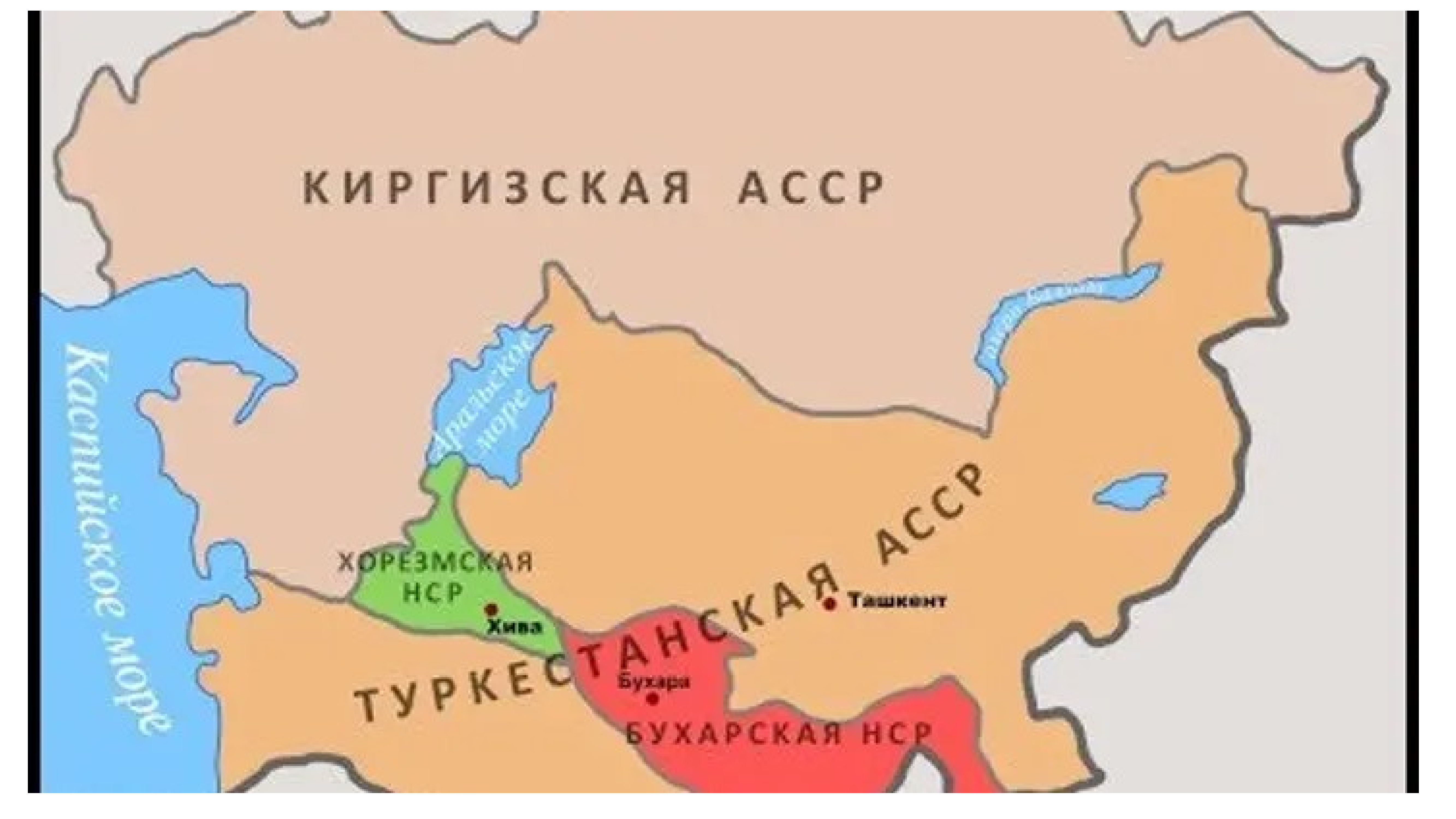 Территория казахской асср