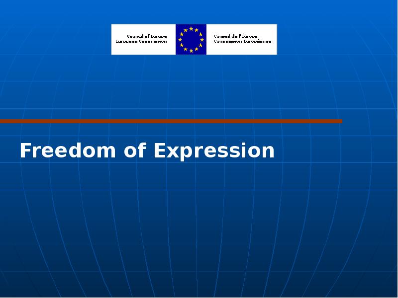 Freedom of expression. Freedom of expression