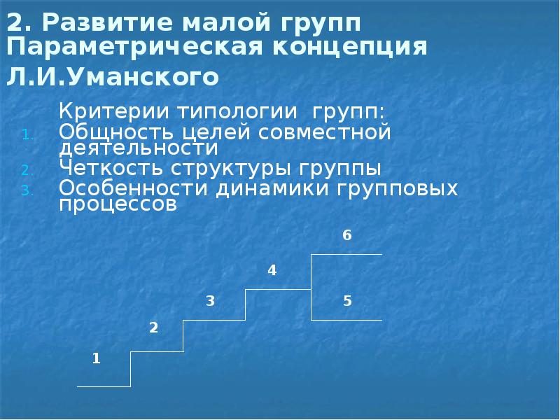 Развития малой группы