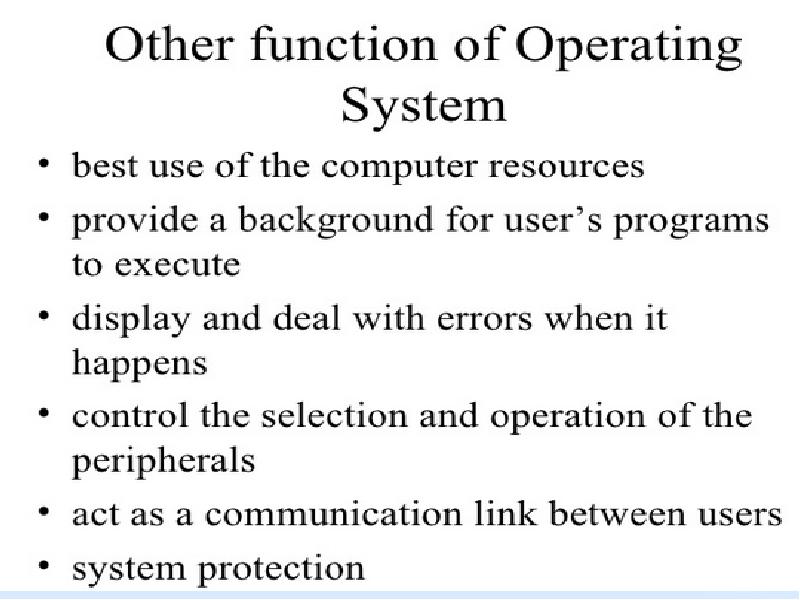 Computer software Operating systems