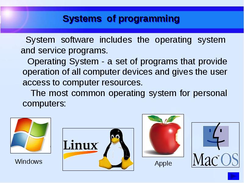 Operating system презентация