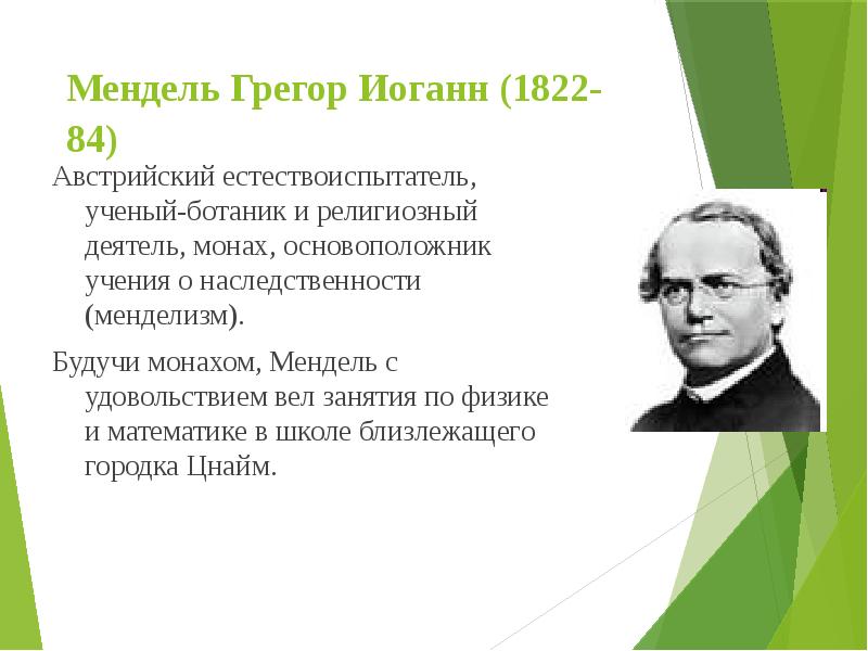 Что открыл мендель. Грегор Иоганн Мендель(1822 – 1884). Грегор Мендель монах. Ботаник Грегор Мендель. Ученый Грегор Мендель.