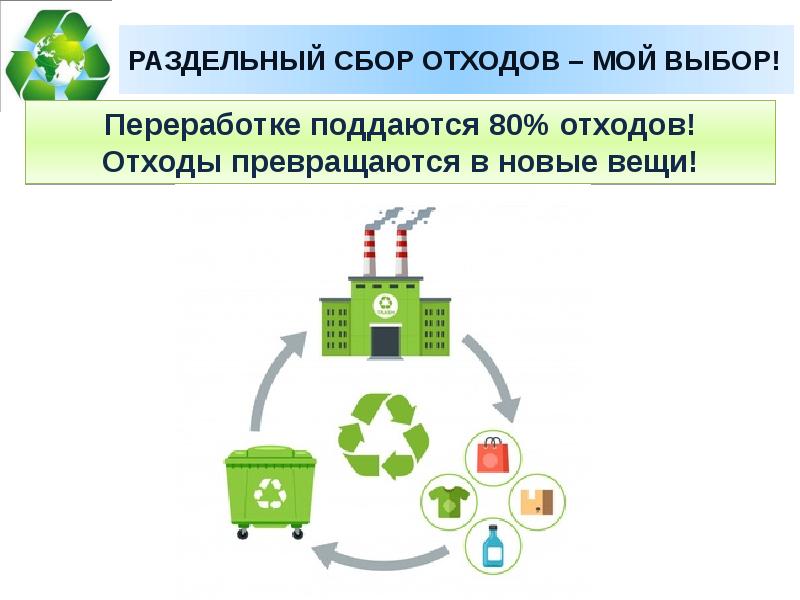 Раздельный сбор отходов презентация