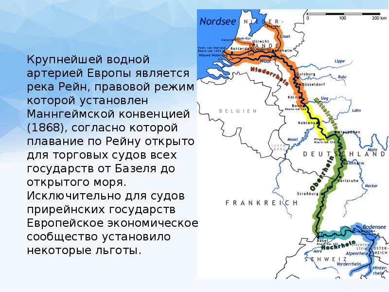 Описание реки рейн по плану 7 класс