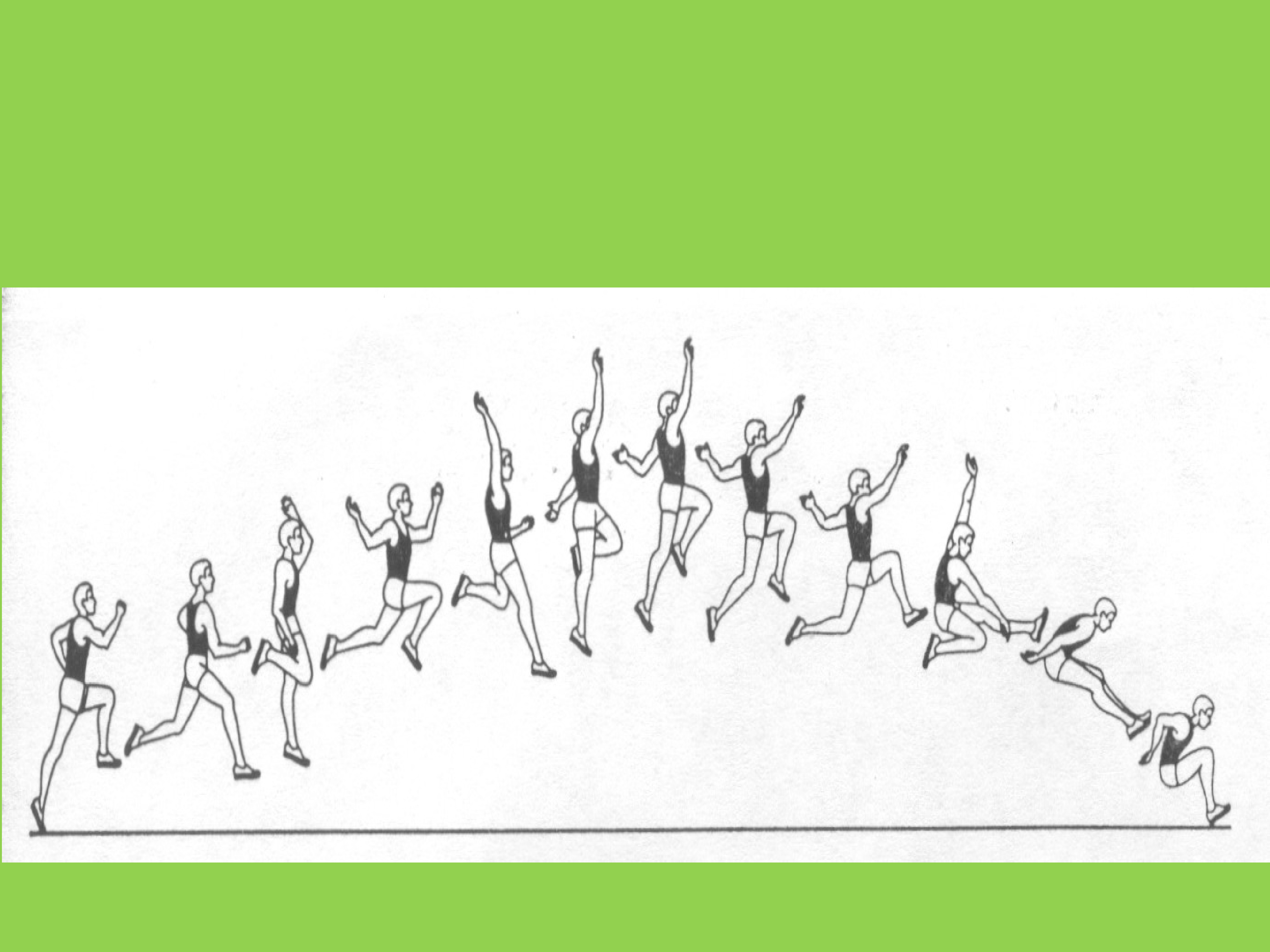 Рисунок на тему прыжки в длину