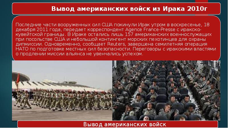 Война в ираке презентация