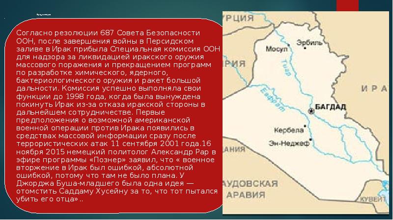 Ирак презентация по географии